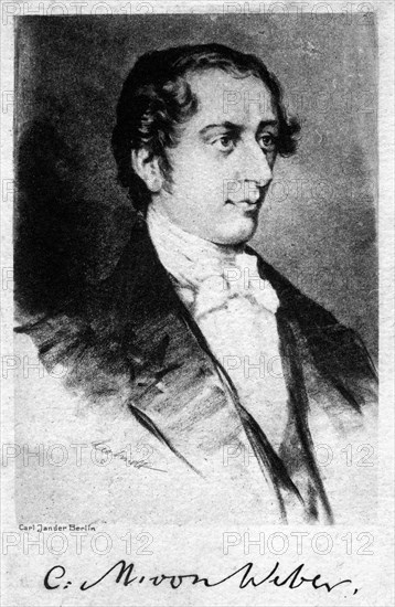 Carl Maria von Weber (1786-1826), German composer, 20th century. Artist: Unknown