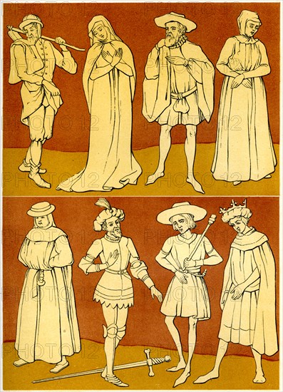 The Dance of Death, 15th century (1849). Artist: Unknown