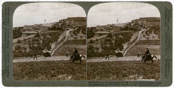 Samaria, south-west Palestine, 1900s.Artist: Underwood & Underwood