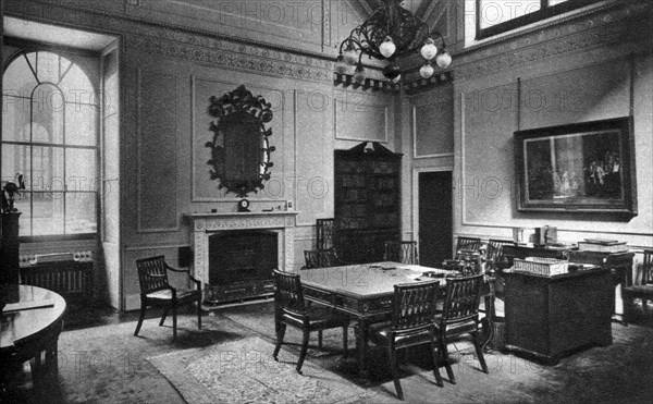 The Governors' Room, Bank, London, 1926-1927.Artist: Joel