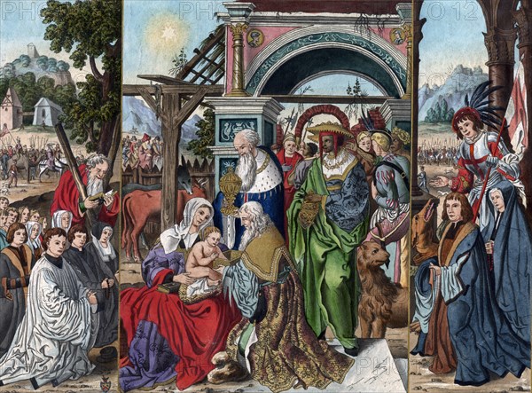 The Adoration of the Magi. Artist: Unknown