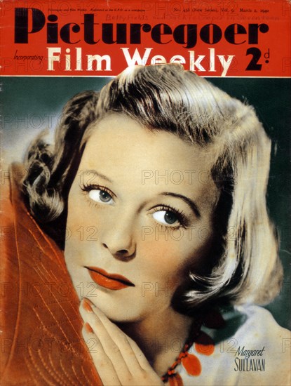 Margaret Sullavan (1909-1960), American actress, 1940. Artist: Unknown