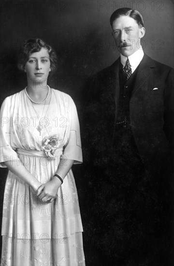 Princess Mary (1897-1965) and Viscount Lascelles (1882-1947), c1920s. Artist: Unknown