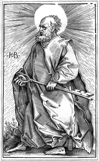 St Peter, 1519 (1849).Artist: A Bisson