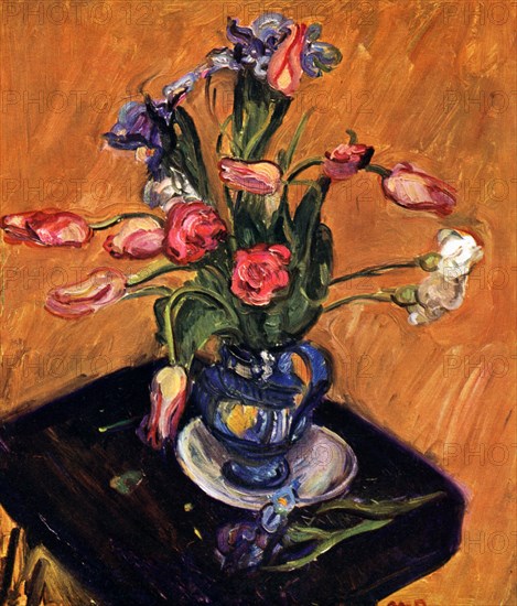 'Tulip and Iris', 1929. Artist: Matthew Smith