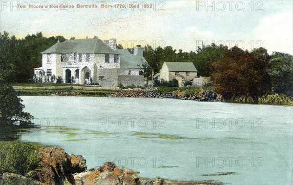 Tom Moor's residence, Bermuda, c1900s. Artist: Unknown