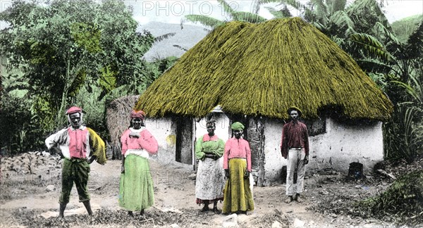 A Jamaican village, c1900s. Artist: Unknown