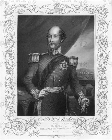 Prince George (1819-1904), the Duke of Cambridge, 1857.Artist: DJ Pound