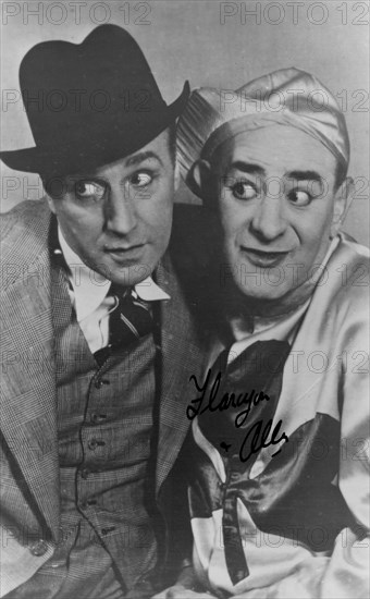 Flanagan and Allen, British singing and comedy double act, c1930s. Artist: Unknown