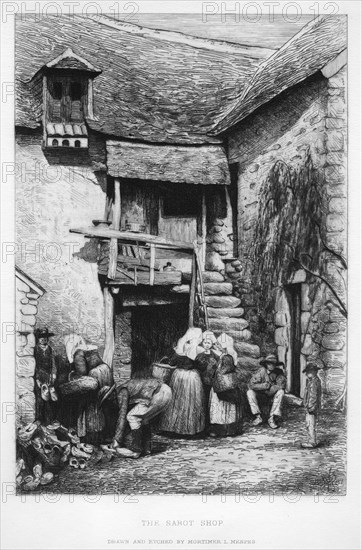 'The Sabot Shop', c19th century.Artist: Mortimer L Menpes