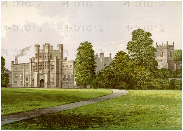 Coughton Court, Warwickshire, home of Baronet Throckmorton, c1880. Artist: Unknown