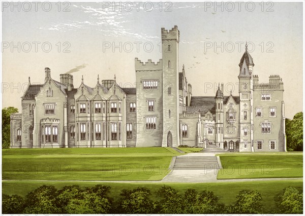 Rossmore Park, County Monaghan, Ireland, home of Lord Rossmore, c1880. Artist: Unknown