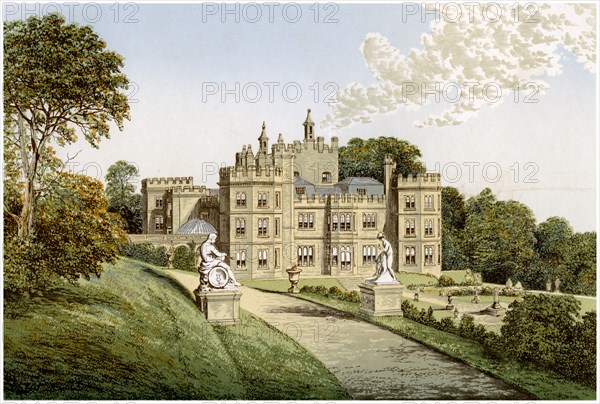 Mount Edgcumbe, Cornwall, home of Lord Mount Edgcumbe, c1880. Artist: Unknown