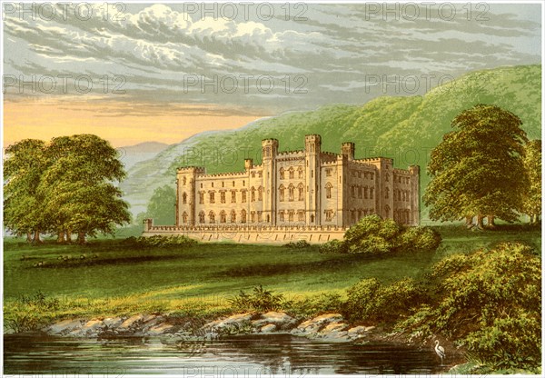 Scone Palace, Perthshire, Scotland, home of the Earl of Mansfield, c1880. Artist: Unknown