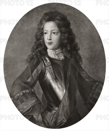 Prince James Francis Edward Stuart, the 'Old Pretender', c1700 (1906). Artist: Unknown