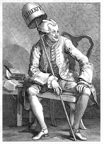 John Wilkes, English politician, 1763 (1895). Artist: Unknown