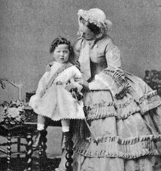 Louis Napoleon, Prince Imperial, as a young child, c1858. Artist: Unknown