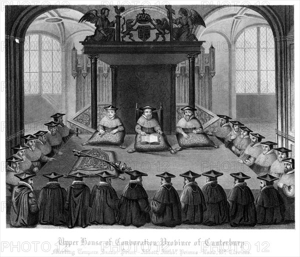 'Upper House of Convocation, Province of Canterbury'. Artist: Unknown