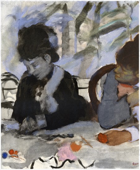 'Au Cafe', c1877-1880 (1958). Artist: Unknown