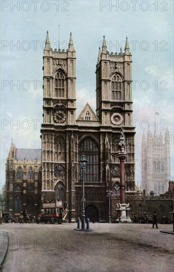 Westminster Abbey, London, c1930s. Artist: Donald McLeish