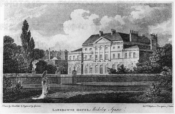 Lansdowne House, Berkeley Square, London, c19th century (1907).Artist: Sparrow