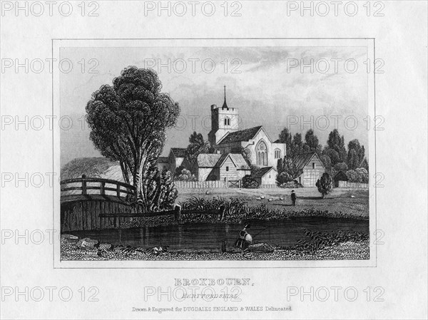 Broxbourne, Hertfordshire, mid 19th century. Artist: Unknown