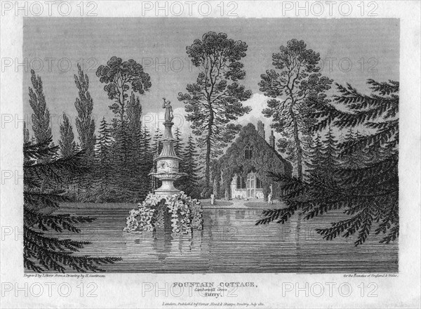 Fountain Cottage, Camberwell Grove, Surrey, 19th century. Artist: J Storer