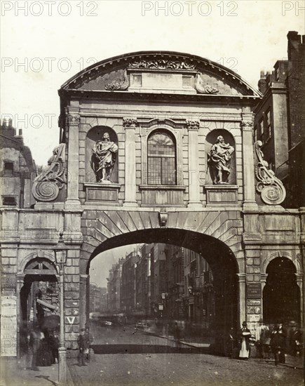 Temple Bar, London, 19th century Artist: Unknown