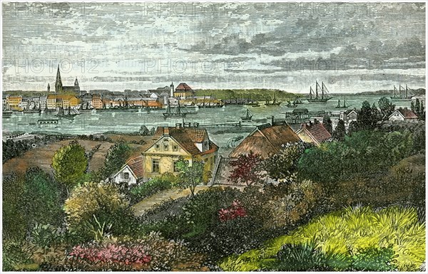 Kiel, Germany, c1875.Artist: Carrera