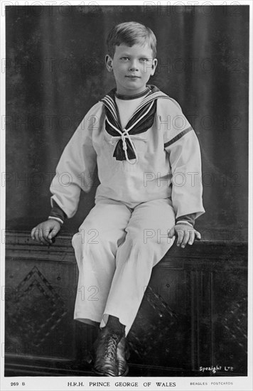 Prince George of Wales, c1900s(?).Artist: Speaight