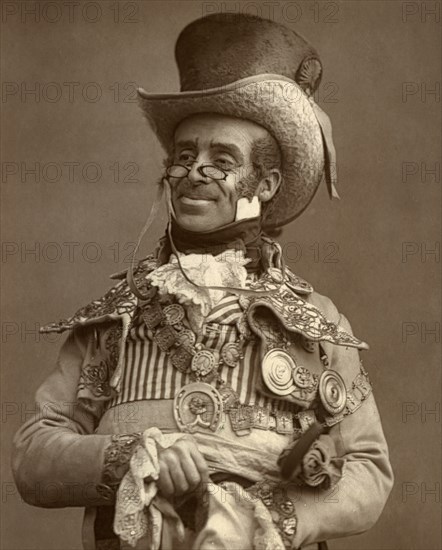 Arthur Roberts, British actor, comedian and music hall entertainer, 1888. Artist: Ernest Barraud