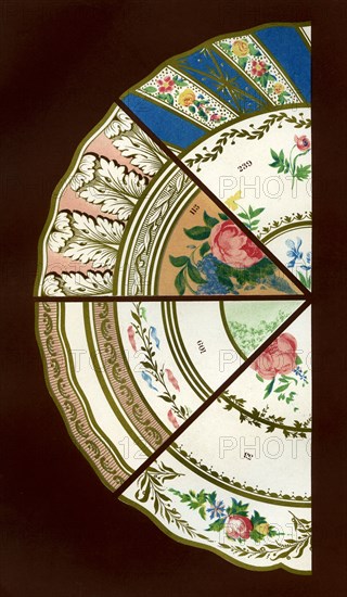 Derby patterns, 1876.  Artist: Hall & England