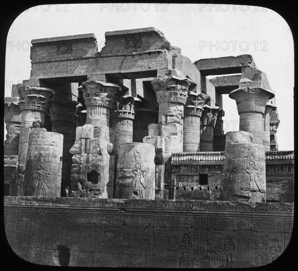 Temple of Kom Ombo, Egypt, c1890. Artist: Newton & Co