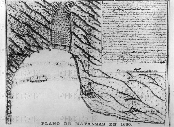 First drawings  of Matanzas, (1680), 1920s. Artist: Unknown