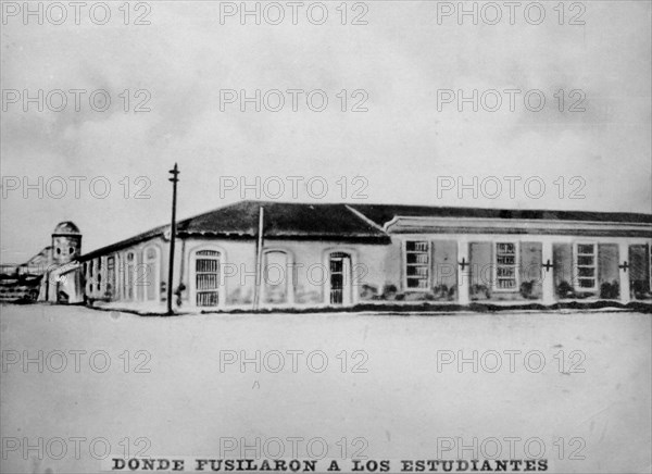 Plaza la Punta, where the medical students were executed, (1871), 1920s. Artist: Unknown