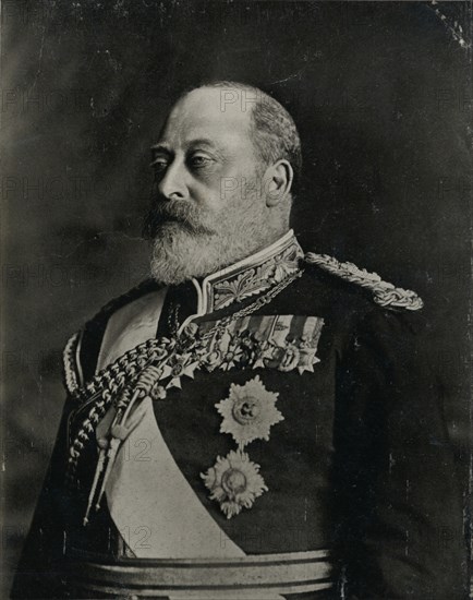 King Edward VII, (Albert Edward, 1841-1910), 1904. Artist: Valentine & Sons Ltd