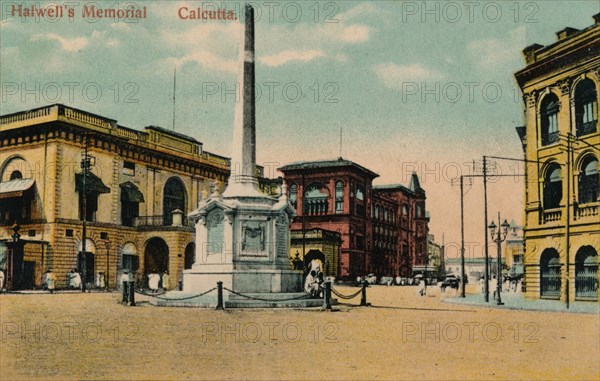 Halwell's (aka Holwell's) Memorial, Calcutta, c1910. Artist: Unknown