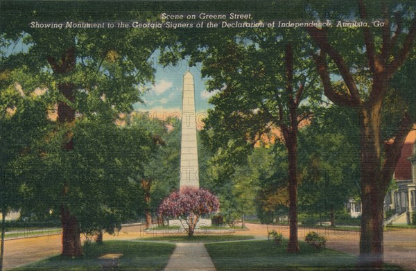 Greene Sreet, looking east from Center Street, Augusta, Georgia, America, c1910. Artist: Unknown