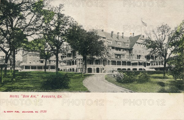 Hotel Bon Air, Augusta, Georgia, c1910. Artist: Unknown