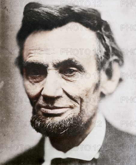 Last photograph of Abraham Lincoln, (1809-1865), April 1865. Artist: Unknown