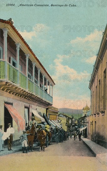 American Consulate, Santiago de Cuba, c1911. Artist: Unknown