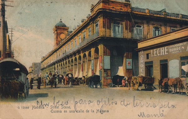 Street scene, Havana, Cuba, c1910. Artist: Unknown