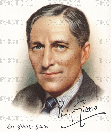 Sir Philip Gibbs, 1937. Artist: Unknown.