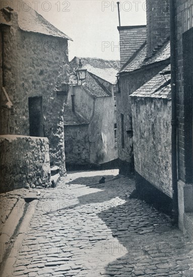 An old portion of St Ives, Cornwall, scheduled as a slum clearance area, 1935. Artist: Unknown.