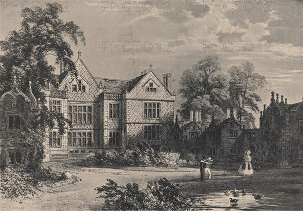 Dorfold Hall, Cheshire, 1915. Artist: Unknown.