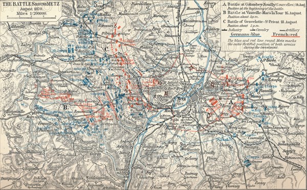 'The War of 1870-71. From the plans of the Prussian General Staff and other Sources', 1907. Artist: Unknown.