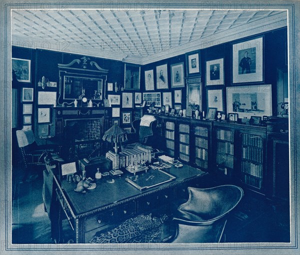 'Mr. A. W. Pinero's Study', c1903. Artist: AJ Campbell & E Gray.