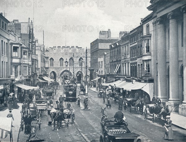 'The High Street, Southampton', c1903. Artist: Francis Godolphin Osbourne Stuart.