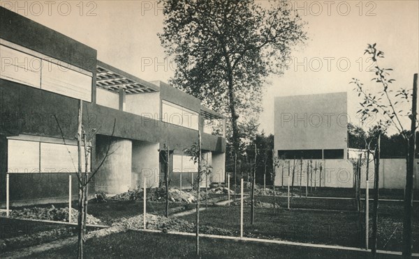 'Industrial Housing Scheme at Pessac, near Bordeaux. Architects, Le Corbusier and Pierre Jeanneret', Artist: Unknown.