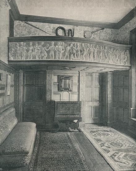 'Music Gallery with sculpture', c1893. Creator: Unknown.